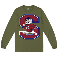 Army Green south carolina state bulldogs Long Sleeve Tee - linhVisuals