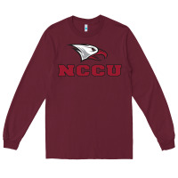 Burgundy north carolina central eagles Long Sleeve Tee - linhVisuals