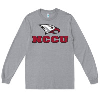 Heather Grey north carolina central eagles Long Sleeve Tee - linhVisuals
