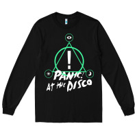 Black PANIC! AT THE DISCO Long Sleeve Tee - linhVisuals