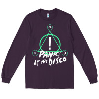 Plum PANIC! AT THE DISCO Long Sleeve Tee - linhVisuals