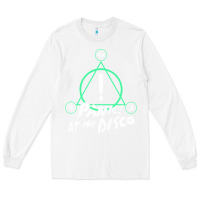 White PANIC! AT THE DISCO Long Sleeve Tee - linhVisuals