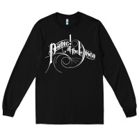 Black PANIC! AT THE DISCO Long Sleeve Tee - linhVisuals