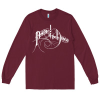 Burgundy PANIC! AT THE DISCO Long Sleeve Tee - linhVisuals