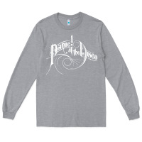 Heather Grey PANIC! AT THE DISCO Long Sleeve Tee - linhVisuals