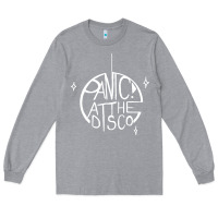 Heather Grey PANIC! AT THE DISCO Long Sleeve Tee - linhVisuals