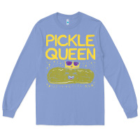 Colony Blue are you the pickle queen womens funny pickle gifts premium t shirt Long Sleeve Tee - linhVisuals