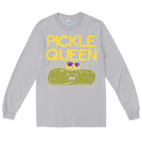 Moon Dust are you the pickle queen womens funny pickle gifts premium t shirt Long Sleeve Tee - linhVisuals