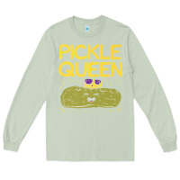 Matcha are you the pickle queen womens funny pickle gifts premium t shirt Long Sleeve Tee - linhVisuals