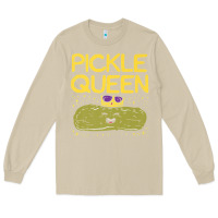 Mushroom are you the pickle queen womens funny pickle gifts premium t shirt Long Sleeve Tee - linhVisuals