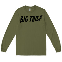 Army Green BIG THIEF Long Sleeve Tee - linhVisuals