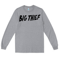 Heather Grey BIG THIEF Long Sleeve Tee - linhVisuals
