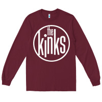 Burgundy The Kinks Long Sleeve Tee - linhVisuals
