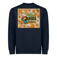 Navy Pumpkin spice junkie Heavyweight Sweatshirt - RanaPortraitStore