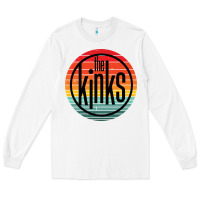White The Kinks Vintage Music Retro Long Sleeve Tee - linhVisuals