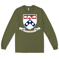 Army Green upenn shield with banner Long Sleeve Tee - linhVisuals
