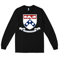 Black upenn shield with banner Long Sleeve Tee - linhVisuals