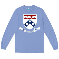Colony Blue upenn shield with banner Long Sleeve Tee - linhVisuals