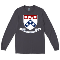 Upenn Shield With Banner Long Sleeve Tee | Teevron