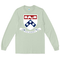 Matcha upenn shield with banner Long Sleeve Tee - linhVisuals
