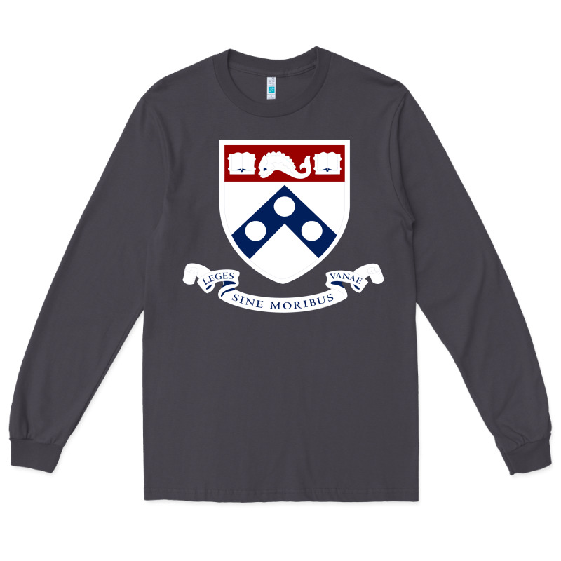 Upenn Shield With Banner Long Sleeve Tee by linhVisuals | Teevron