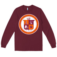 Burgundy virginia tech seal Long Sleeve Tee - linhVisuals