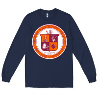 Navy virginia tech seal Long Sleeve Tee - linhVisuals