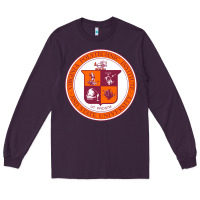 Plum virginia tech seal Long Sleeve Tee - linhVisuals