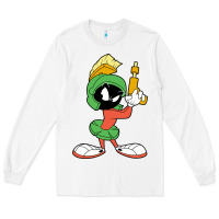 White marvin the martian looney Long Sleeve Tee - linhVisuals