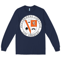 Navy college of occidental Long Sleeve Tee - linhVisuals