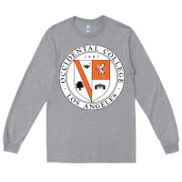 Heather Grey college of occidental Long Sleeve Tee - linhVisuals