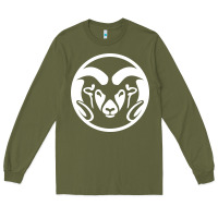 Army Green colorado state rams Long Sleeve Tee - linhVisuals