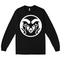 Black colorado state rams Long Sleeve Tee - linhVisuals