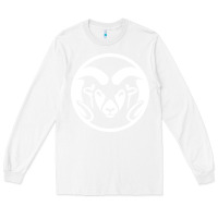 White colorado state rams Long Sleeve Tee - linhVisuals