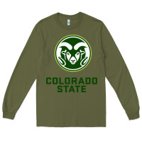 Army Green colorado state rams Long Sleeve Tee - linhVisuals