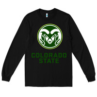 Black colorado state rams Long Sleeve Tee - linhVisuals