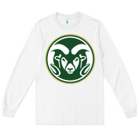 White colorado state rams Long Sleeve Tee - linhVisuals