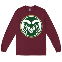 Burgundy colorado state rams Long Sleeve Tee - linhVisuals