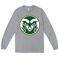 Heather Grey colorado state rams Long Sleeve Tee - linhVisuals