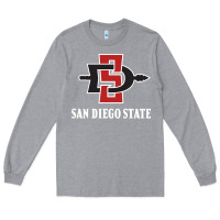 Heather Grey san diego state aztecs Long Sleeve Tee - linhVisuals