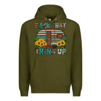 Army Green back that thing up Premium Hoodie - Artiststas