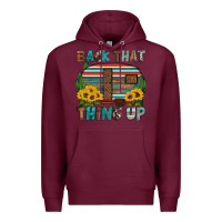 Burgundy back that thing up Premium Hoodie - Artiststas