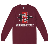 Burgundy san diego state aztecs Long Sleeve Tee - linhVisuals