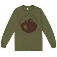 Army Green university of wyoming cowboys Long Sleeve Tee - linhVisuals