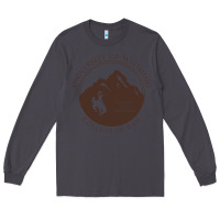 Smoke university of wyoming cowboys Long Sleeve Tee - linhVisuals
