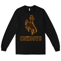 Black university of wyoming cowboys Long Sleeve Tee - linhVisuals