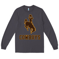 Smoke university of wyoming cowboys Long Sleeve Tee - linhVisuals