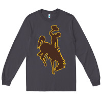 Smoke university of wyoming cowboys Long Sleeve Tee - linhVisuals