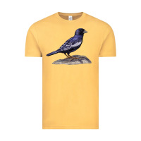 Vintage Mustard Lark Bunting Colorado State Bird Vintage Tee - RanaPortraitStore