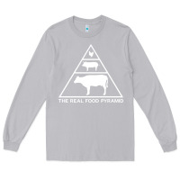Moon Dust the real food pyramid carnivore Long Sleeve Tee - linhVisuals